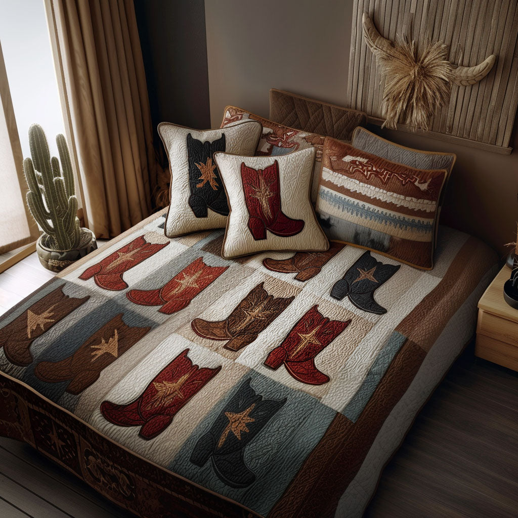 Adobe Trail Stories 3-Piece Quilted Bedding Set NCU0TP0073