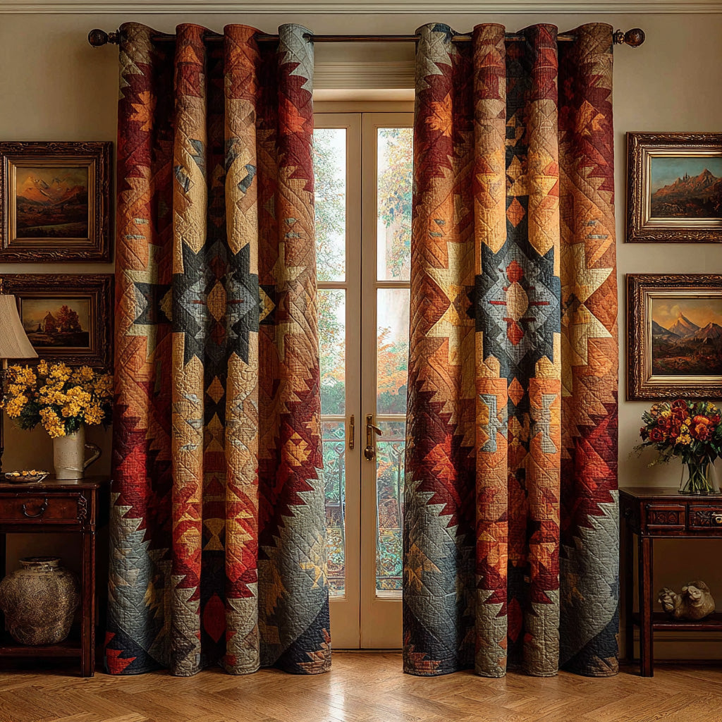 Adobe Trails Quilted Curtains NCU0DH716