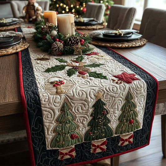 Alpine Christmas Quilted Table Runner NCU0TP0052