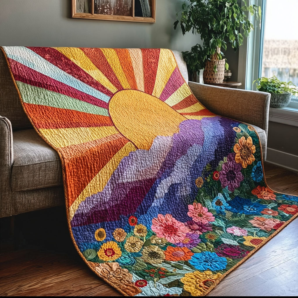 Amber Glow Quilted Blanket NCU0TN131