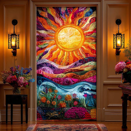 Amber Glow Quilted Door Cover NCU0TN145
