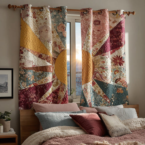 Amber Skies Quilted Curtains NCU0DH721