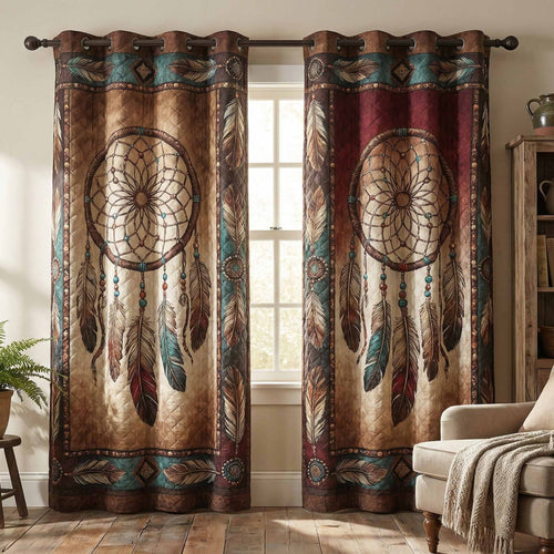 Ancestral Dream Quilted Curtains NCU0DX059
