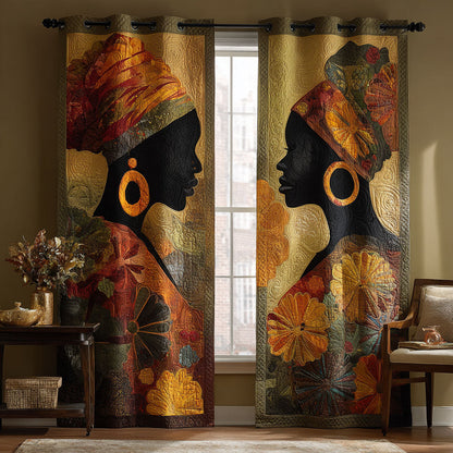 Ancestral Glow Quilted Curtains NCU0TN227