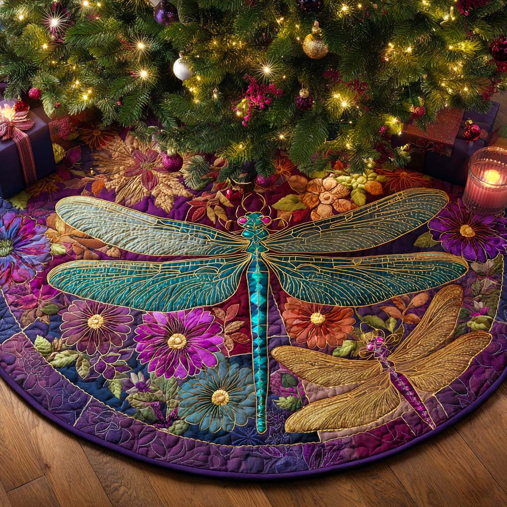 Aurora Dance Quilted Tree Skirt NCU0DX022