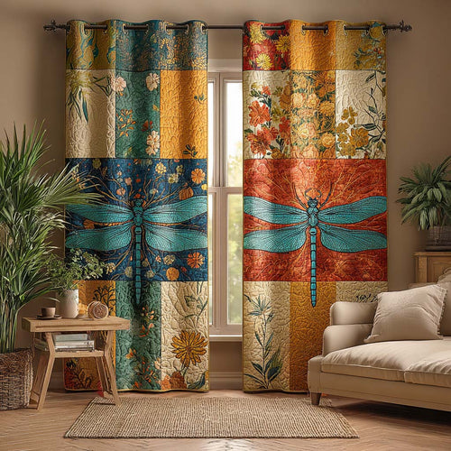 Aurora Glow Elegance Quilted Curtains NCU0NXD862