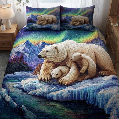 Aurora Nights 3-Piece Quilted Bedding Set NCU0QQ072