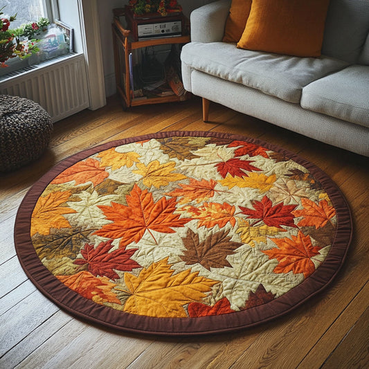 Autumn Glow Quilted Round Mat NCU0DK9503