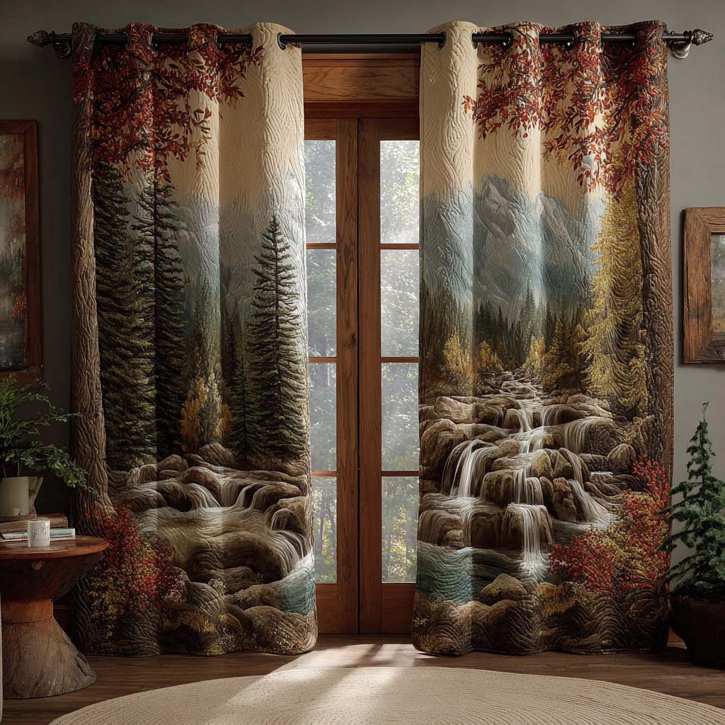 Autumn Grove Quilted Curtains NCU0QQ197