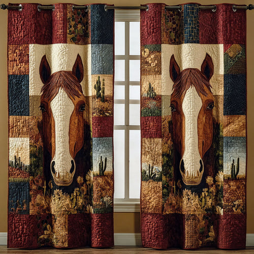 Barn Charm Quilted Curtains NCU0TD980