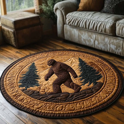 Bigfoot Chronicles Quilted Round Mat NCU0DV3242