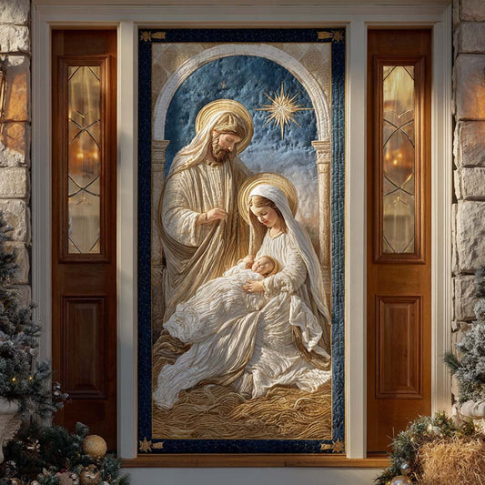 Blessed Birth Quilted Door Cover NCU0ND014