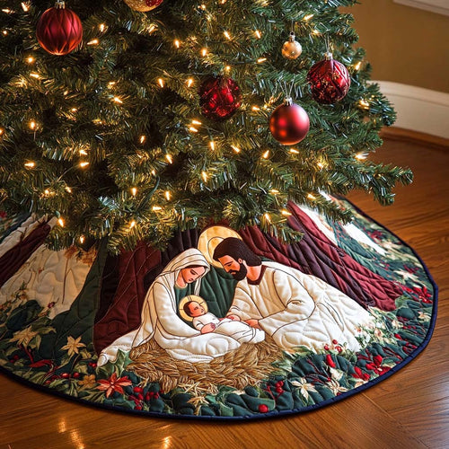 Blessed Unity Christmas Quilted Tree Skirt NCU0NT1825