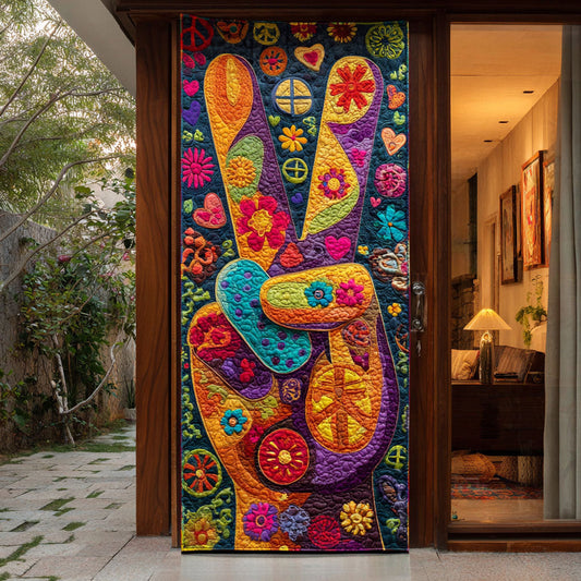 Bloom Peace Quilted Door Cover NCU0TP0001