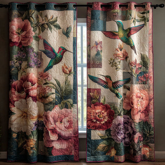 Bloomed Harmony Quilted Curtains NCU0TN182