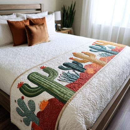 Blooming Desert Trail Quilted Bed Runner NCU0PT8767