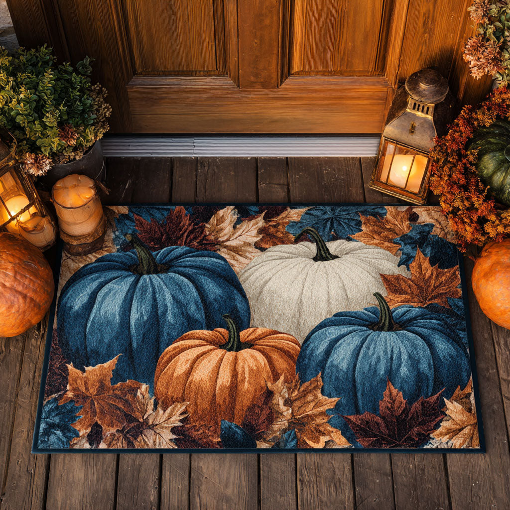 Blue Autumn Doormat NCU0TV565