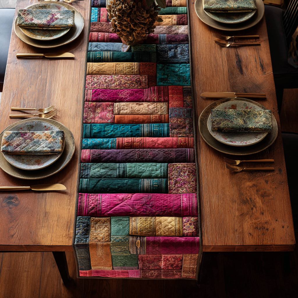 Book Hearth Quilted Table Runner NCU0HNH350