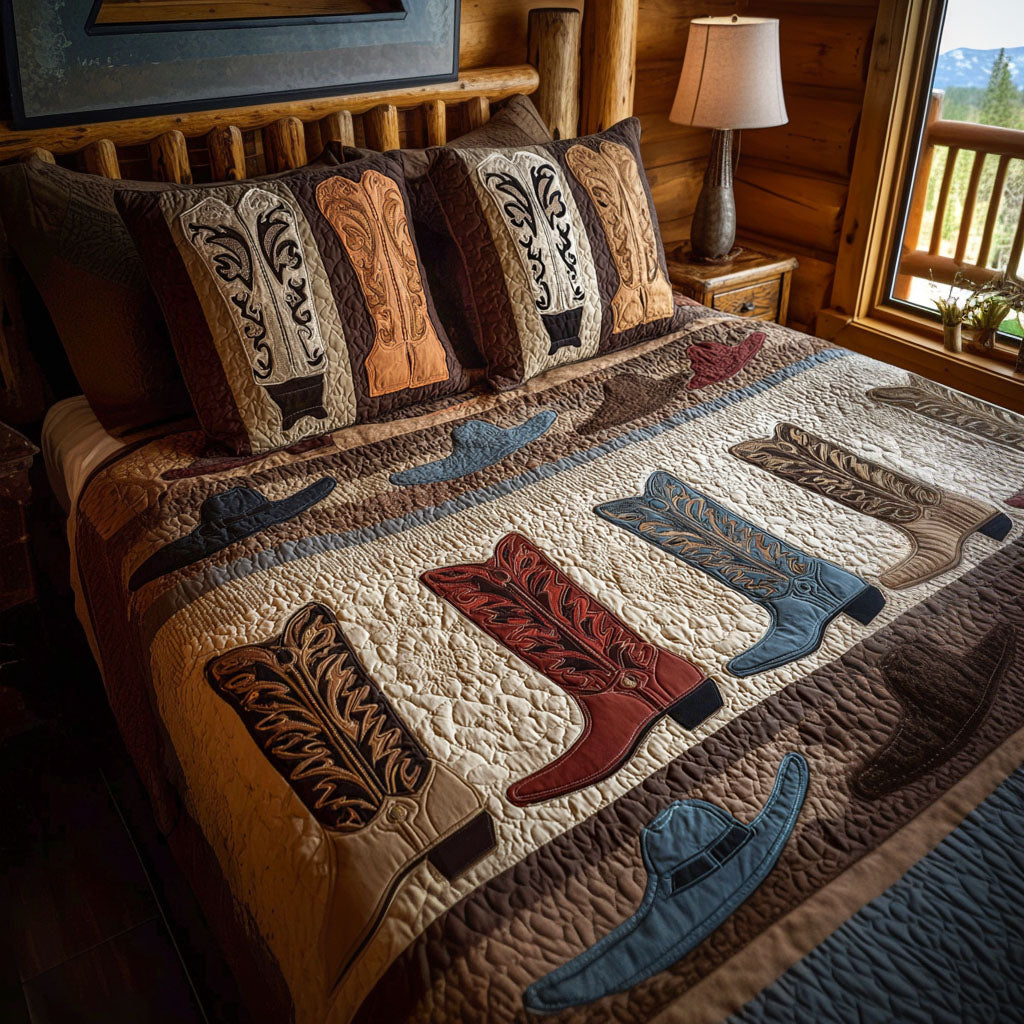 Bootheel Heritage 3-Piece Quilted Bedding Set NCU0TP0074