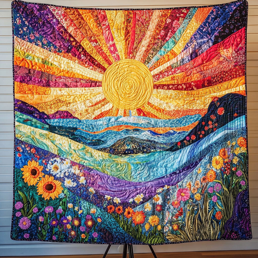 Bright Horizon Quilted Blanket NCU0TN132