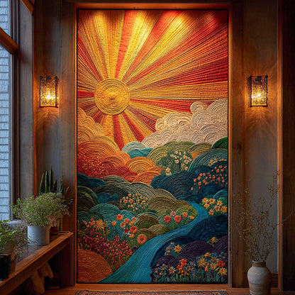 Bright Horizon Quilted Door Cover NCU0TN146