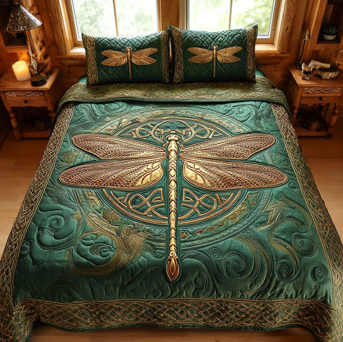 Celtic Glow 3-Piece Quilted Bedding Set NCU0TV1010