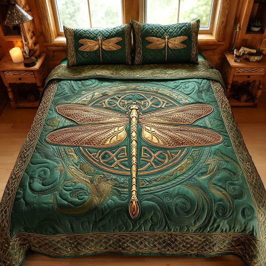 Celtic Glow 3-Piece Quilted Bedding Set NCU0TV1010