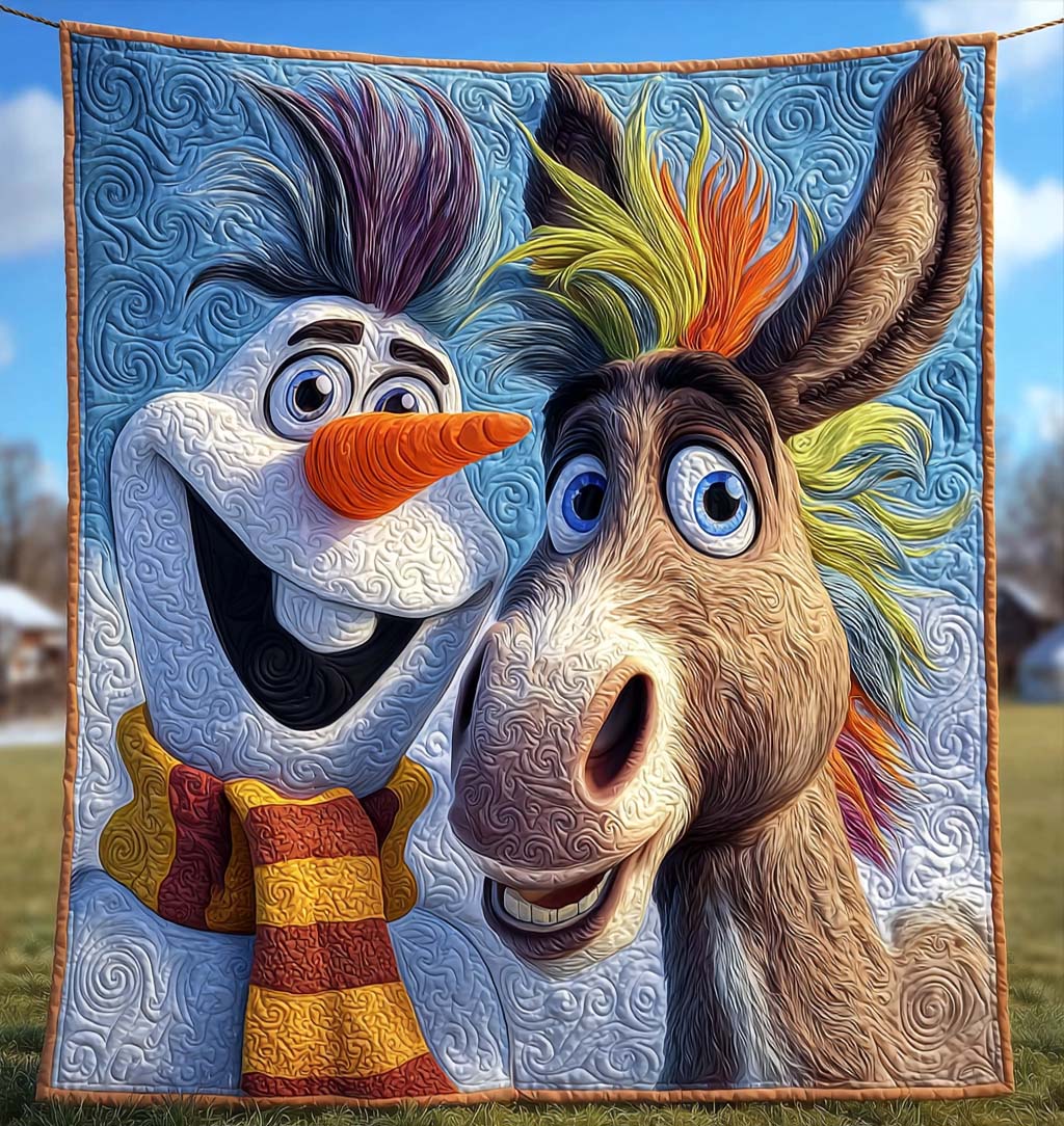 Cheeky Duo Quilted Blanket NCU0HT022