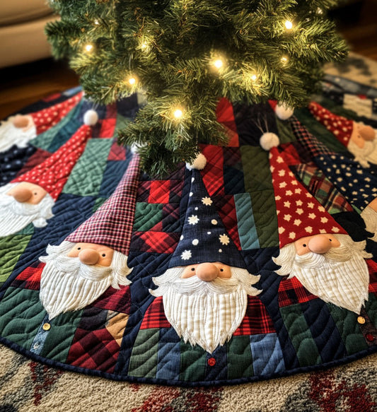 Christmas Carousel Christmas Quilted Tree Skirt NCU0PT1017