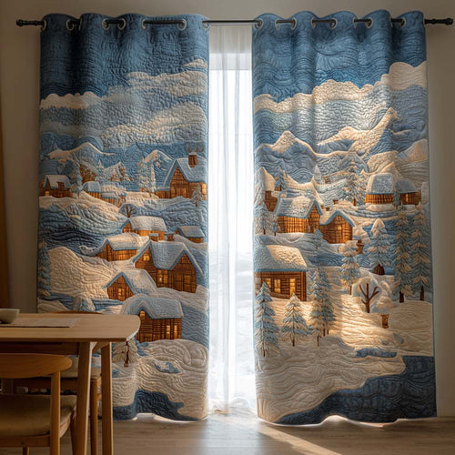 Christmas Dreams Quilted Curtains NCU0TN38
