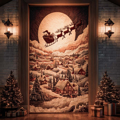 Christmas Nightscape Quilted Door Cover NCU0TN104