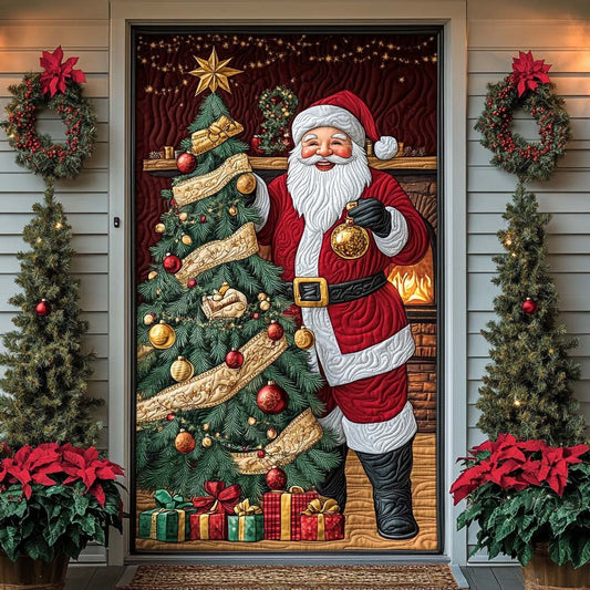 Christmas Tree Magic Quilted Door Cover NCU0QQ107