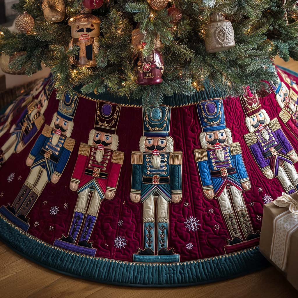 Christmas Warmth Christmas Quilted Tree Skirt NCU0TN85