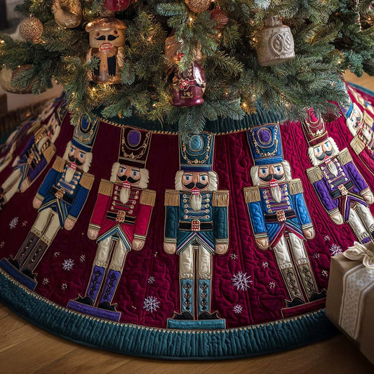 Christmas Warmth Christmas Quilted Tree Skirt NCU0TN85