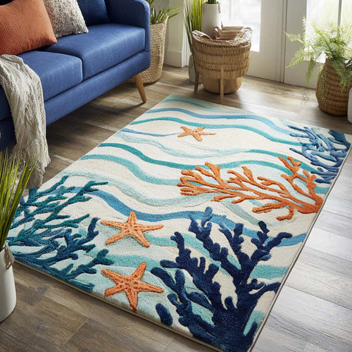 Coral Reef Area Rug NCU0NT10044
