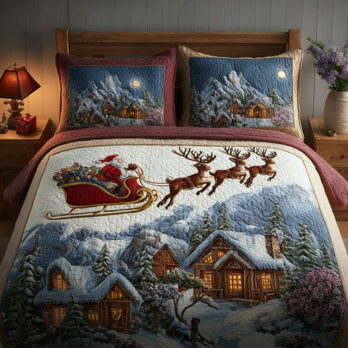 Cozy Cabin Flight 3-Piece Quilted Bedding Set NCU0DH388