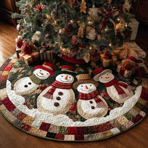 Cozy Christmas Christmas Quilted Tree Skirt NCU0TN86