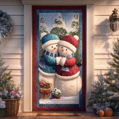 Cozy Snow Hug Quilted Door Cover NCU0DX004