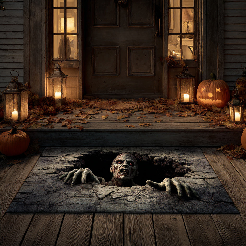 Cracked Zombie Stone Doormat NCU0HH536