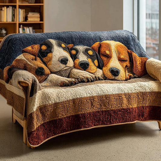 Cuddle Pack Quilted Sofa Cover NCU0DH567