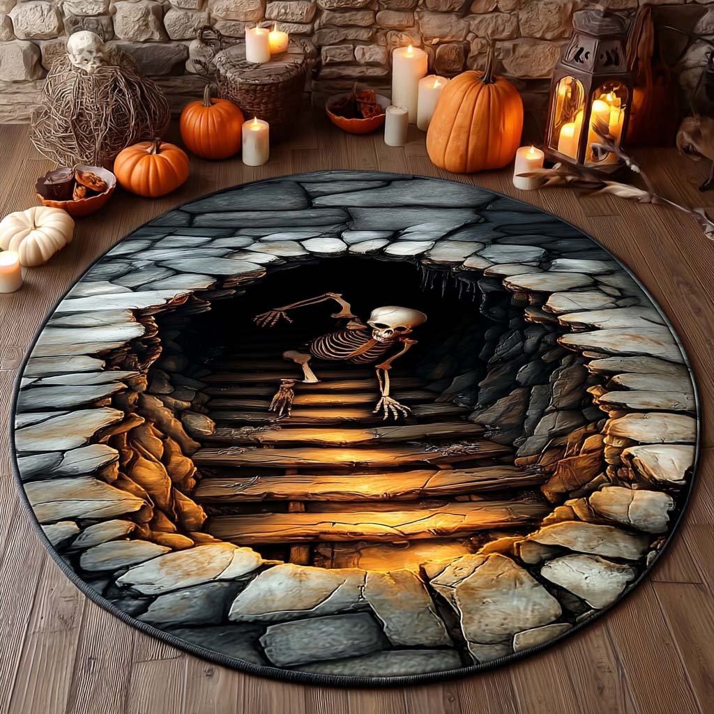 Cursed Dungeon Quilted Round Mat NCU0XD755