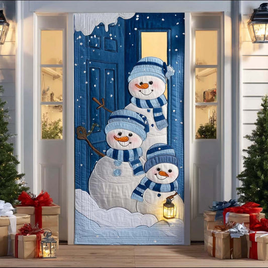 December Sparkle Quilted Door Cover NCU0TN14