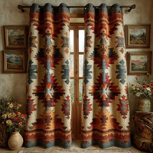Desert Horizon Quilted Curtains NCU0DH709