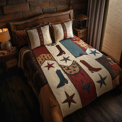 Desert Spur Path 3-Piece Quilted Bedding Set NCU0TP0077