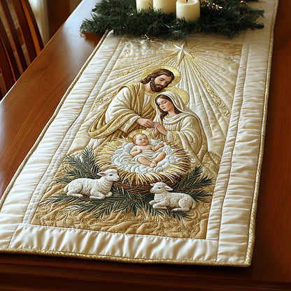 Divine Light Quilted Table Runner NCU0DH614