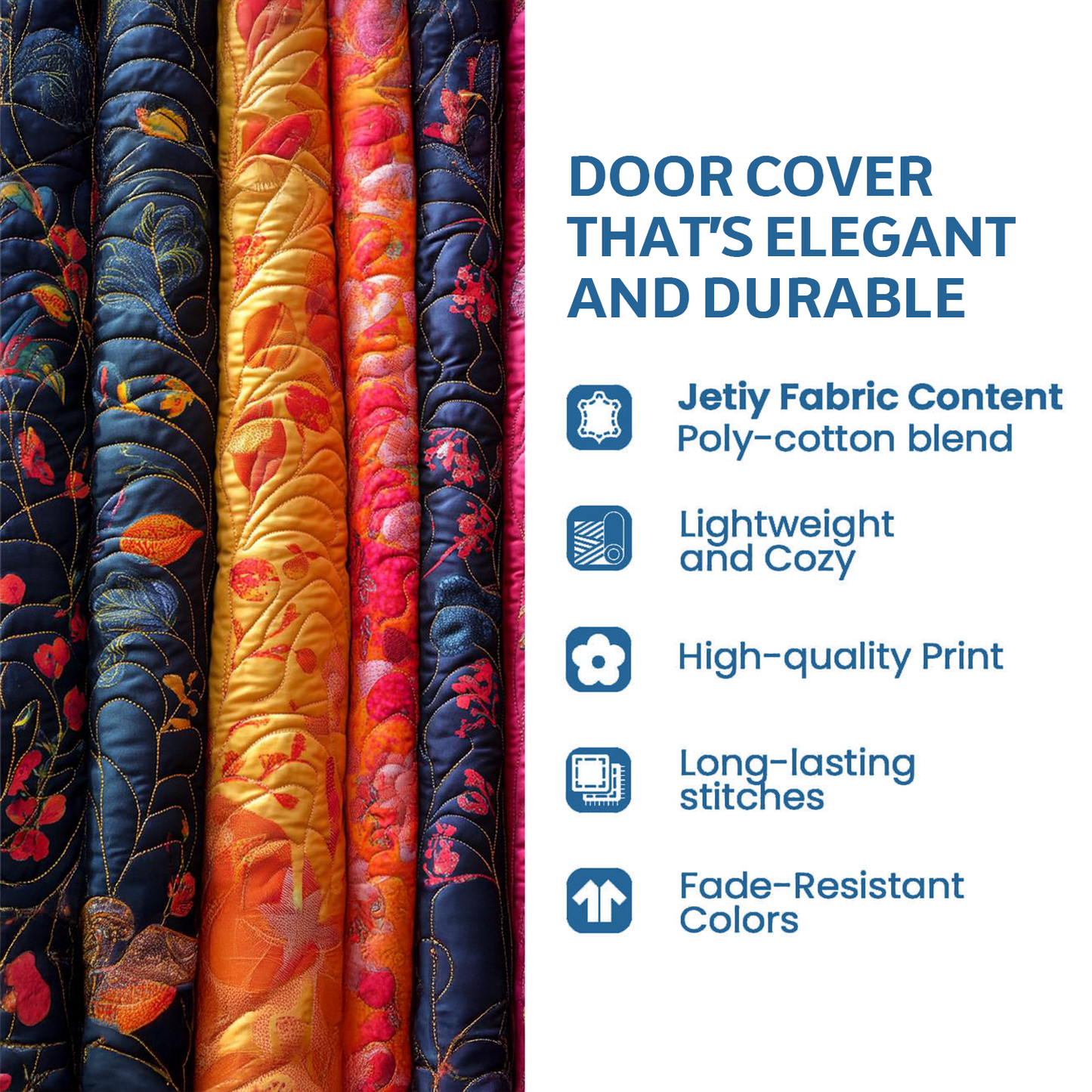 Hidden Bookroom Quilted Door Cover NCU0TN62