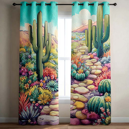 Dreamy Path Quilted Curtains NCU0QQ179