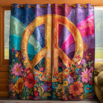 Earth Harmony Quilted Curtains NCU0VD033