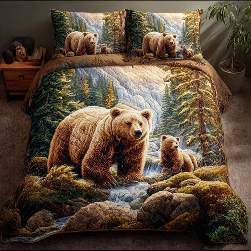 Embrace Of Nature 3-Piece Quilted Bedding Set NCU0QQ071