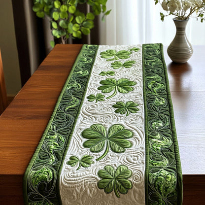 Emerald Forest Quilted Table Runner NCU0PT3273